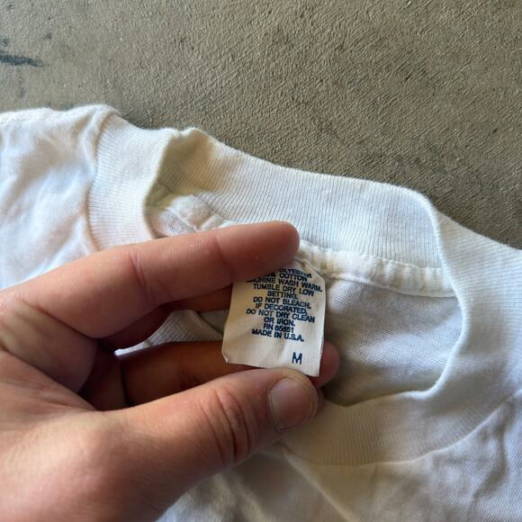 VINTAGE 80S LOS ANGELES DODGERS STADIUM MLB T-SHIRT GRAPHIC SINGLE STICH FITS XS - Picture 4 of 5
